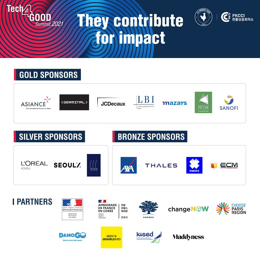 Tech4Good Summit 2021 Pitch Contest Sponsors Tech4Good Summit 2021 Pitch Contest Sponsors