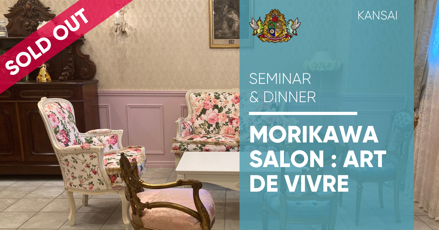 Dinner Seminar at the Morikawa Salon : Art de vivre