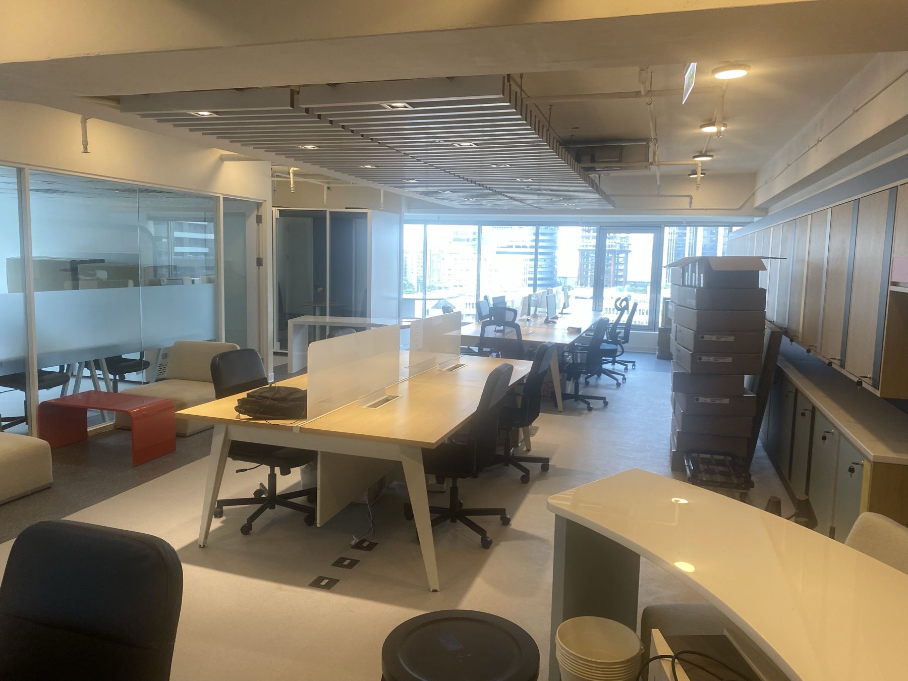 The actual LeBooster Taipei workspace