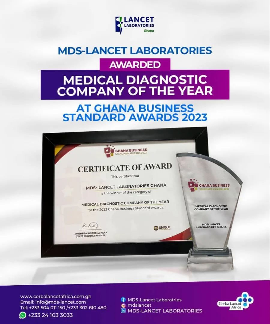 MDSLancet Laboratories Awarded Medical Diagnostic Company of the Year